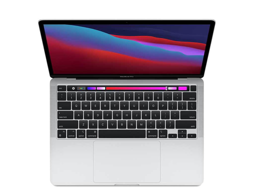 MacBook Pro 13" 2020, M1 8-Core, 8GB/256GB Stříbrná (Stav B+)