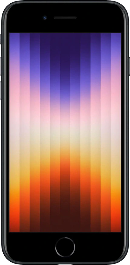 iPhone SE 2022, 128GB Černá (Stav A, Baterie 100 %)