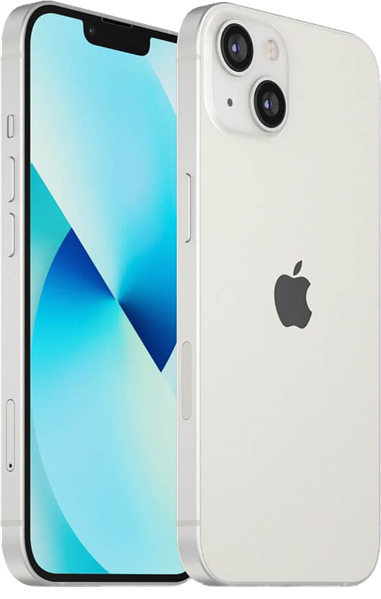 iPhone 13, 512GB Hvězdně bílá (Stav A, Baterie 100 %)