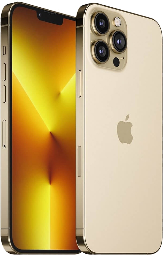 iPhone 13 Pro Max, 128GB Zlatá (Stav A, Baterie 100 %)