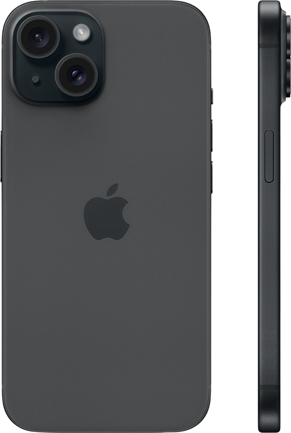 iPhone 15, 128GB Černá (Stav A)