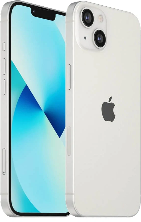 iPhone 13 mini, 128 GB Hvězdné světlo (Stav A, Baterie 100 %)