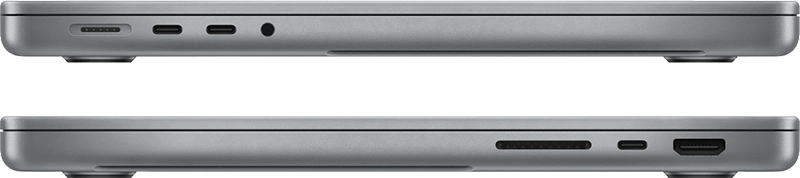 Porty MacBook 14